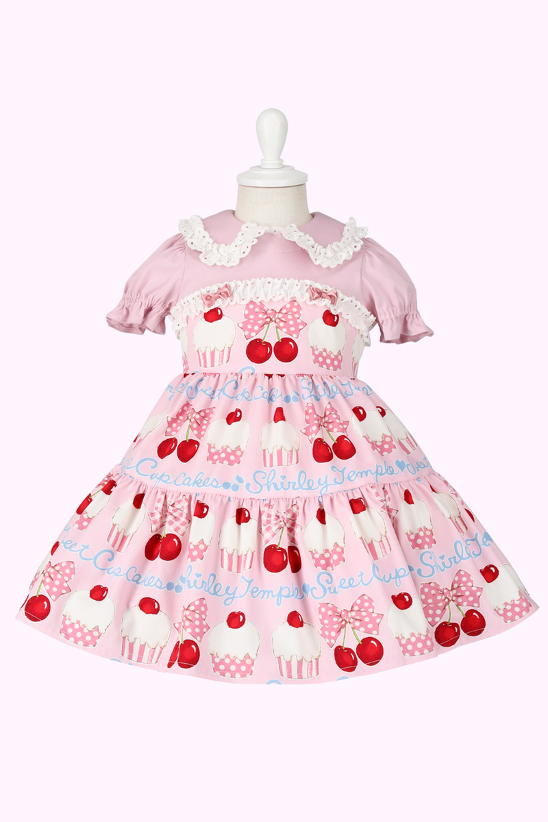 スイートカップケーキプリントワンピース(Baby) – Shirley Temple 