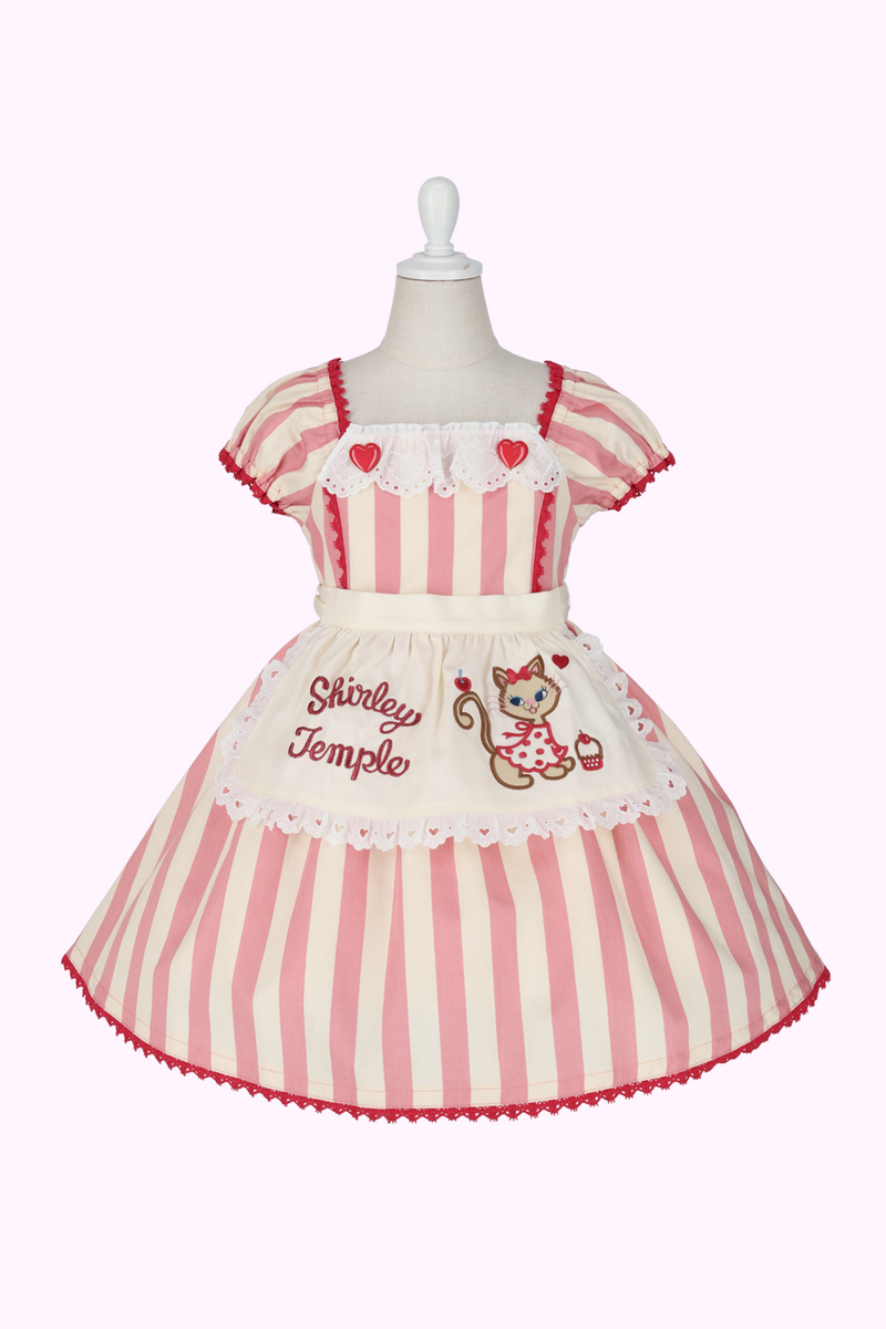 ダイナーキャットエプロン付きワンピース(Toddler) – Shirley Temple Online Store