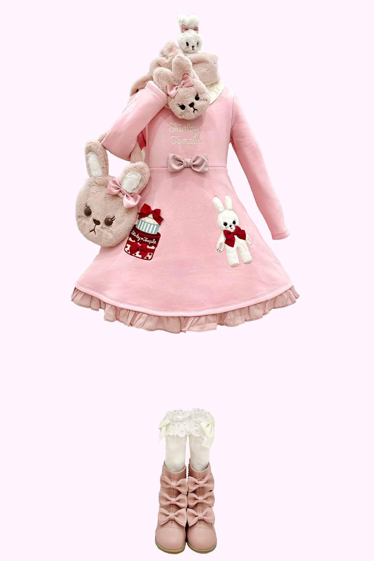 うさぎボアマフラー(Baby) – Shirley Temple Online Store