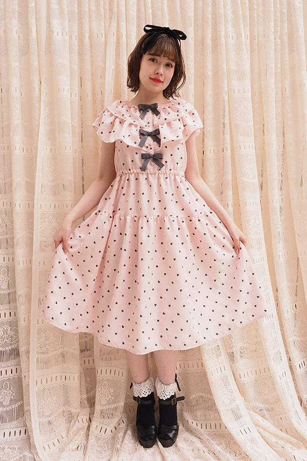 ミニハートプリントワンピース(Ladies) – Shirley Temple Online Store